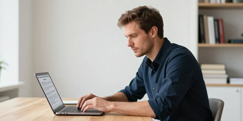 Entrepreneur préparant les formalités de création d’une SASU
